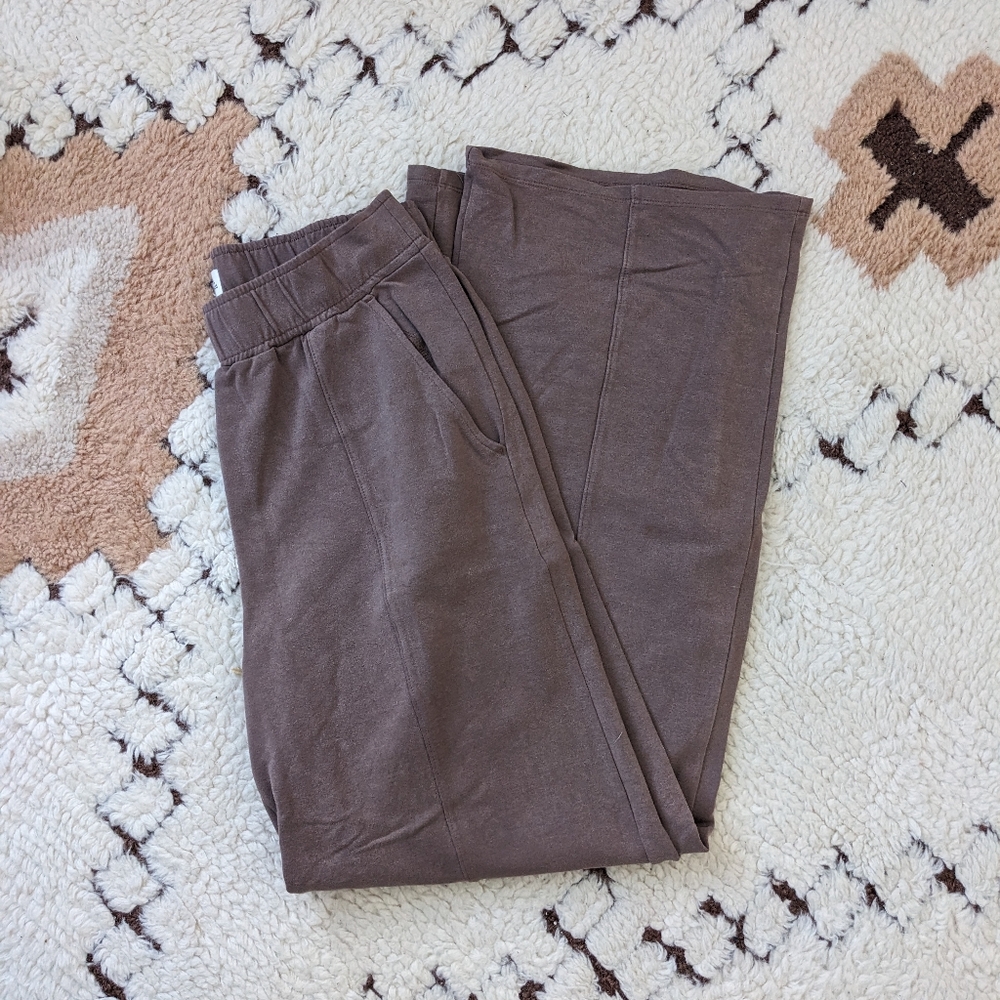Abercrombie Mauve Wide Leg Lounge Pants